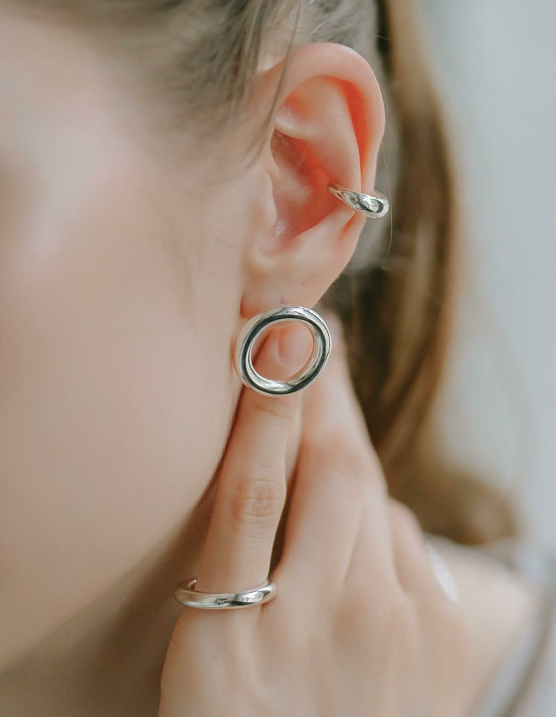 シルバー925 フープピアス AUREOLA-PE -アウレオラ ピアス- | Ops 
