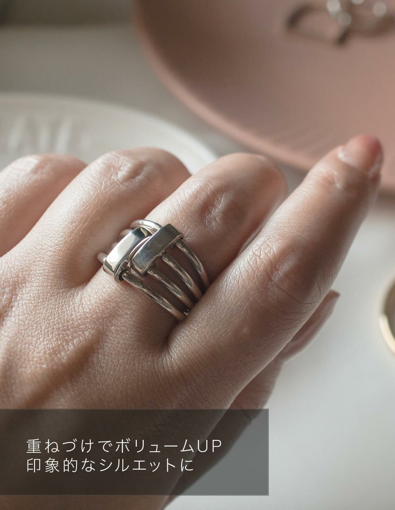 Silver925 Connected Ring BELUA -ベルーア- | Ops.(オプス)公式ストア