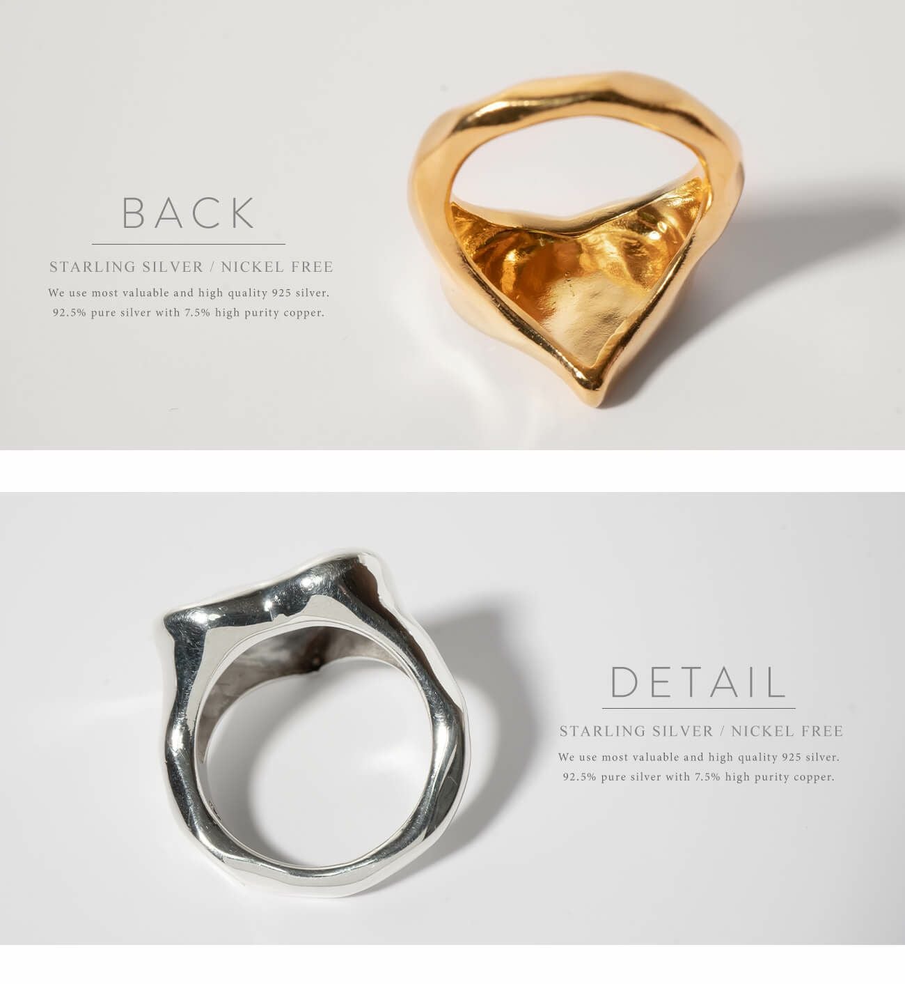 DimMoire ディムモアール heartcoreシルバーリング リング 指輪 リング レディース メンズ シルバー925 ゴールド【mellow-heart-ring