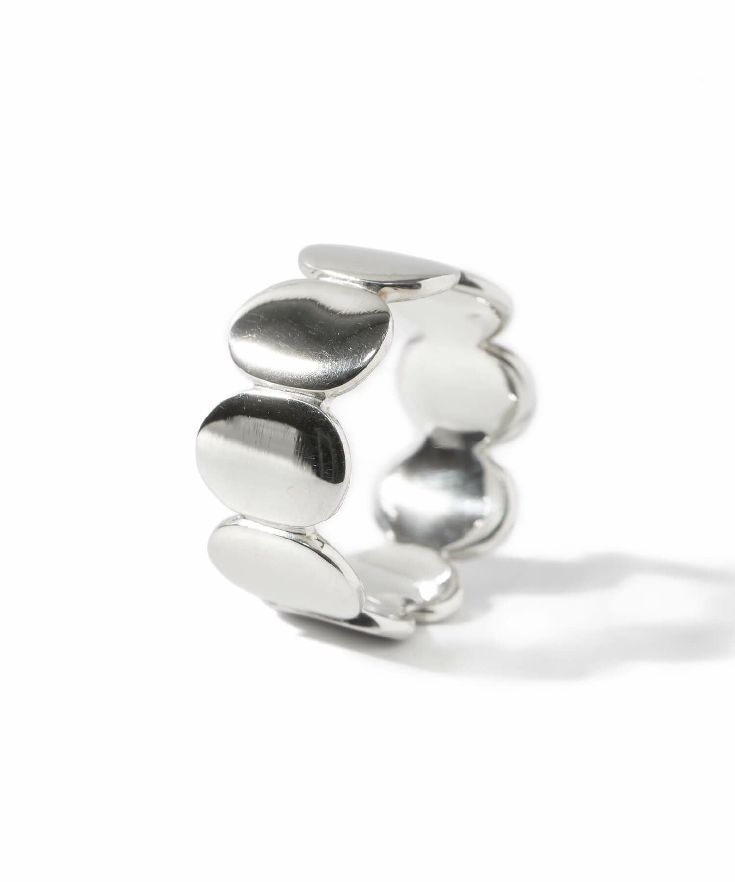 オーバル ドット リング 指輪 レディース シルバー 【amalia-ring