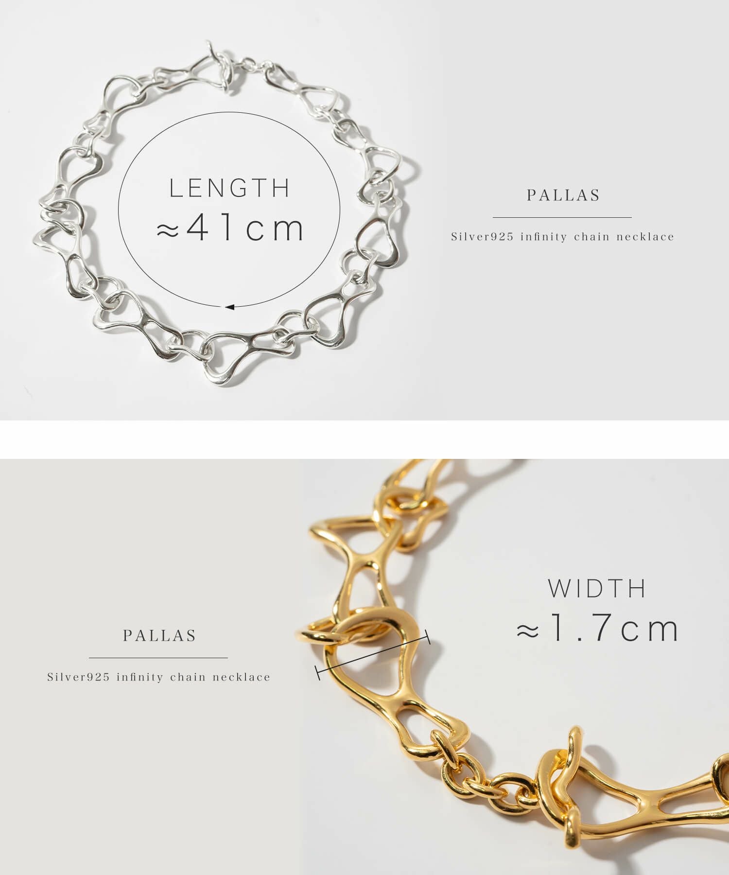 Ops PALLAS ネックレス SILVER925 太めチェーン 40cm ネックレス レディース シルバー925 チェーンネックレス 【pallas