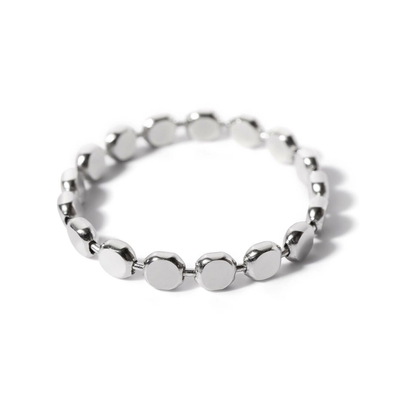 ドット リング 指輪 レディース シルバー k18 仕上げ 【kivia-ring