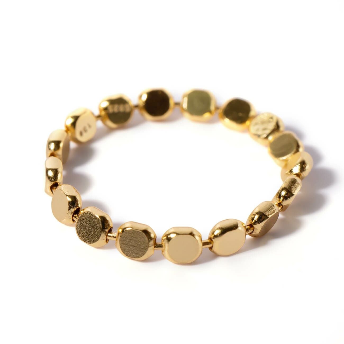 ドット リング 指輪 レディース シルバー k18 仕上げ 【kivia-ring