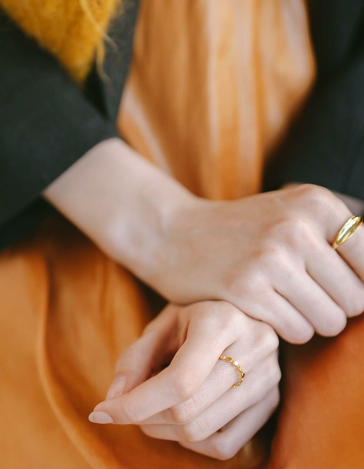 ドットリング指輪レディースシルバーk18仕上げ【kivia-ringキヴィア】ドットリングリングシルバー925ゴールドシンプル18k18金人差し指リング9号11号13号華奢細い重ねづけシンプルシルバーリングニッケルフリーファッションリング