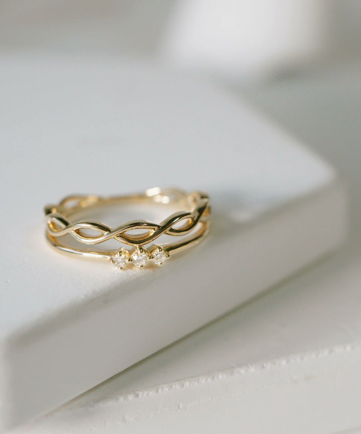 金属アレルギー対応指輪レディースおしゃれ【terra-ramageテラ・ラマージュ】ダイヤモンド指輪プレゼント女性誕生日母還暦祝い指輪ブランド人気20代30代40代50代10金リングK1010Kクリスマスプレゼント大人ピンキーリング