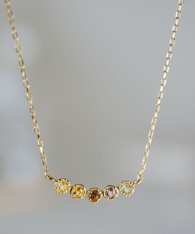 天然石ネックレスイエローゴールド【palve-quintパルヴェ・クイン】ネックレスペンダントトップアメジストシトリンガーネットペリドットブルートパーズ10K金属アレルギー対応10金k10ゴールドおしゃれシンプル誕生石ネックレスパワーストーンお守り
