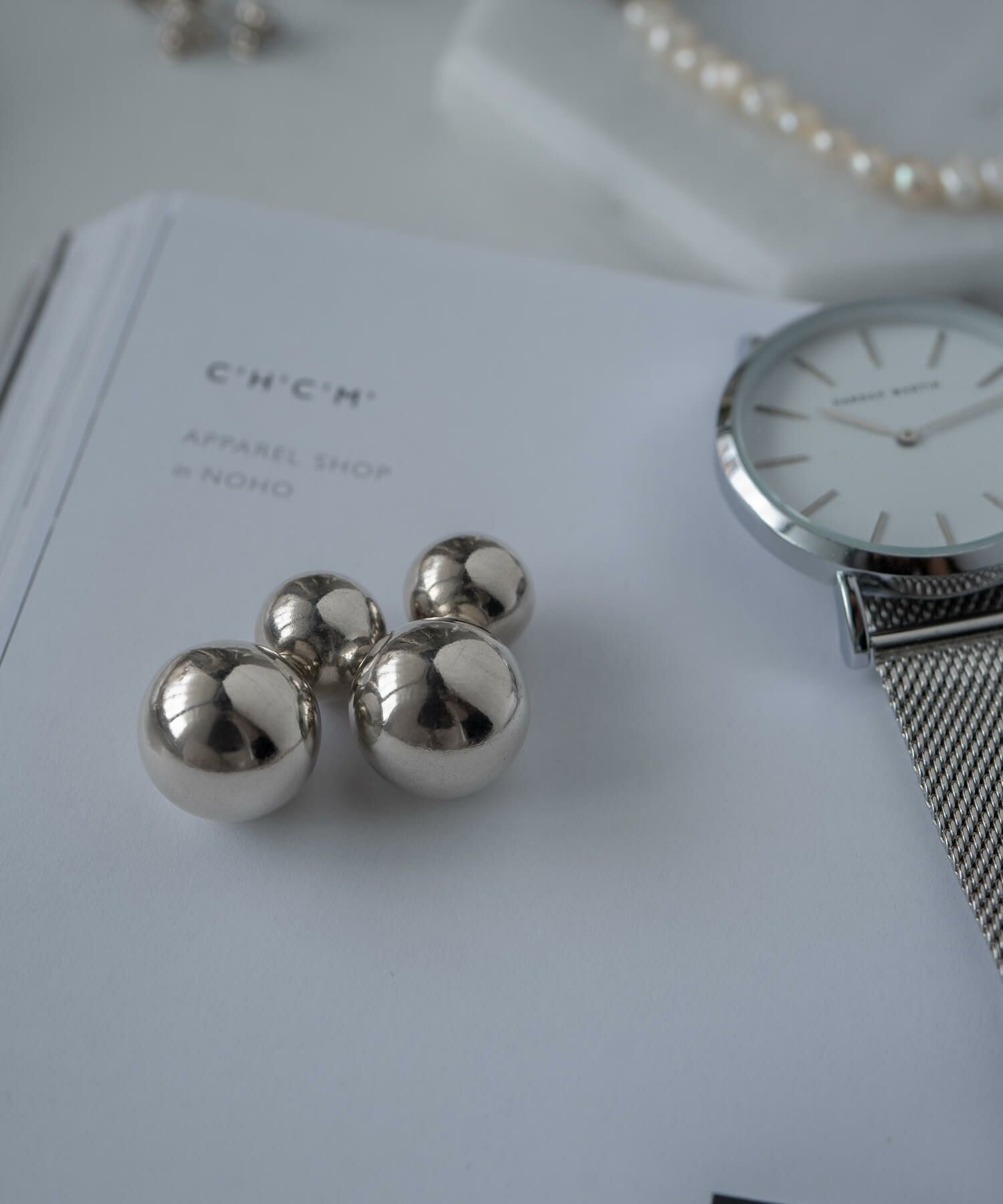 Silver925 Round Ball Stud Pierce PALLO -パロ- | Ops.(オプス)公式ストア
