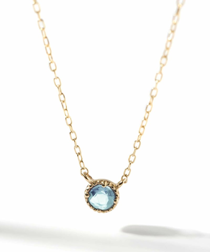アメジスト ブルートパーズ ネックレス ペンダント 天然石 チェーン K10 【gloa-fem-nk グロア・フェム】 10金 ネックレス レディース アメシスト イエローゴールド 10K 金属アレルギー 対応 ゴールド おしゃれ 誕生石 ネックレス パワーストーン お守り