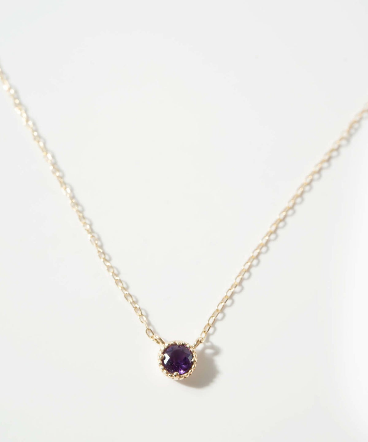 アメジスト ブルートパーズ ネックレス ペンダント 天然石 チェーン K10 【gloa-fem-nk グロア・フェム】 10金 ネックレス レディース アメシスト イエローゴールド 10K 金属アレルギー 対応 ゴールド おしゃれ 誕生石 ネックレス パワーストーン お守り