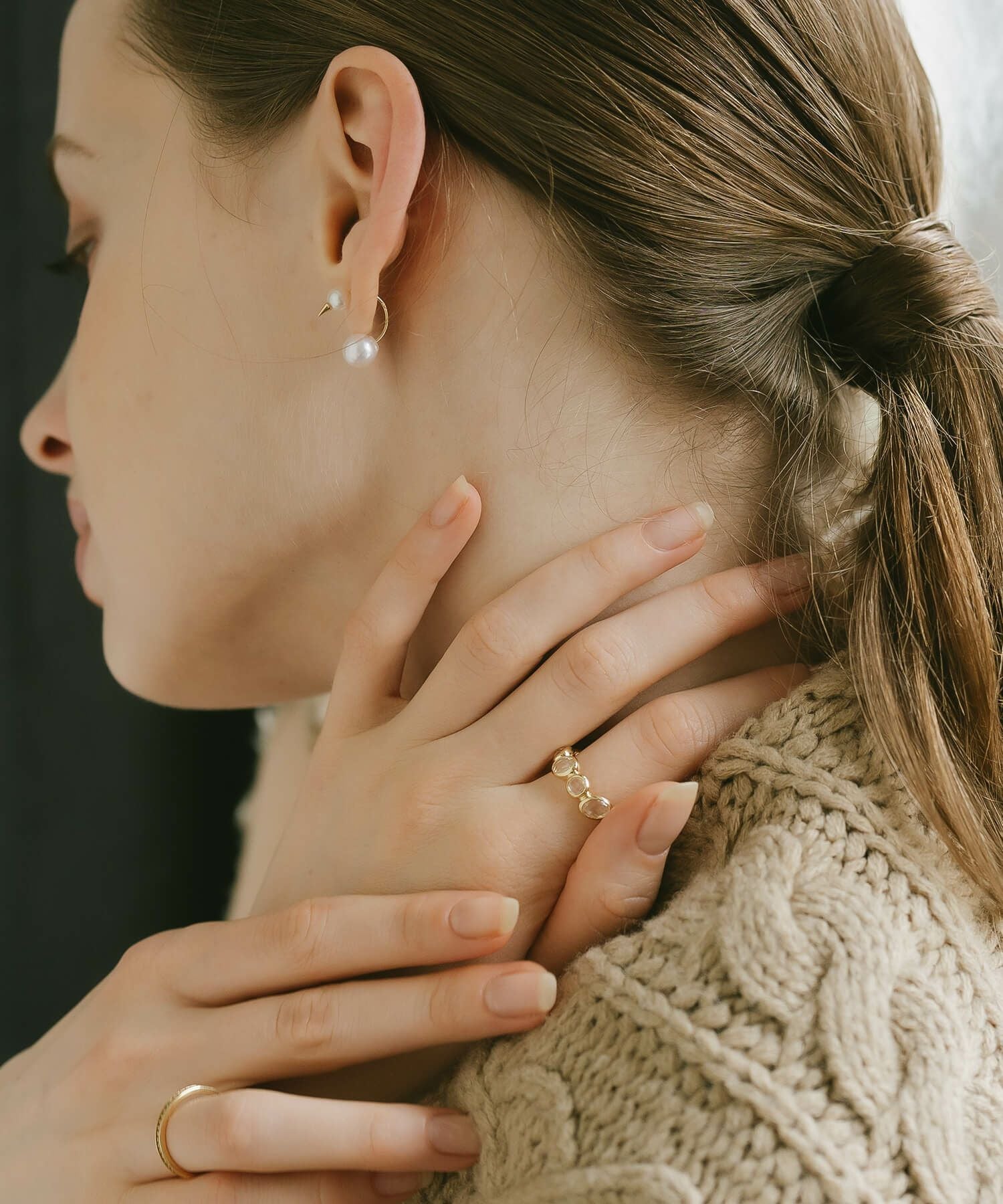 エタニティリング 天然石 水晶 ホワイトクォーツ Ops.(オプス)公式ストア