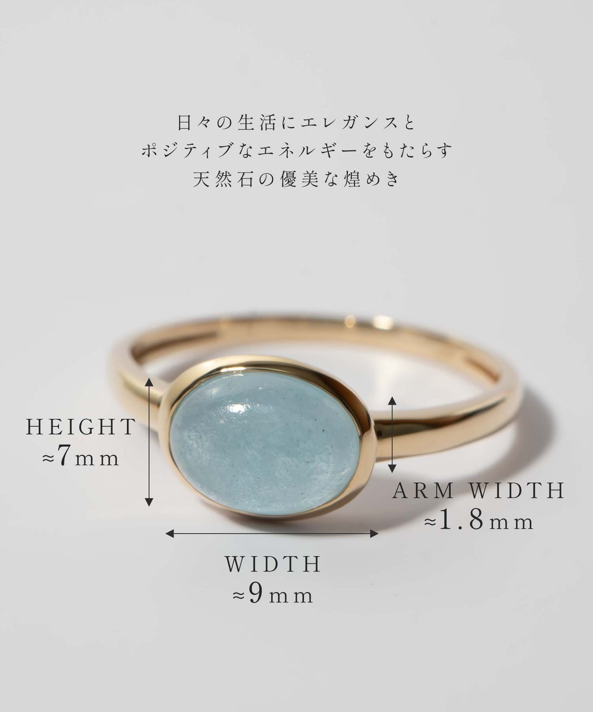 覆輪留めのディテール