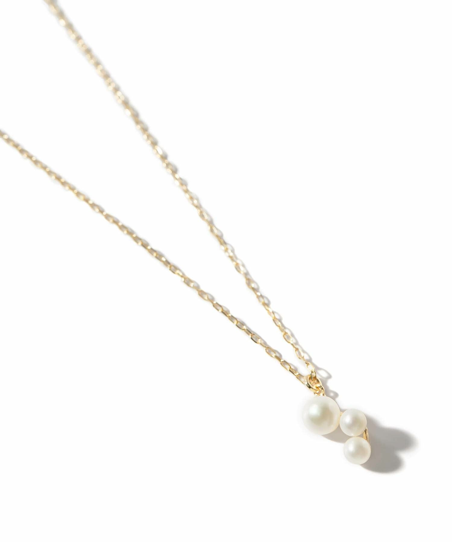 スカラベ K10パールネックレス パール ネックレス 3連 40cm レディース シンプル 【perle-ecume