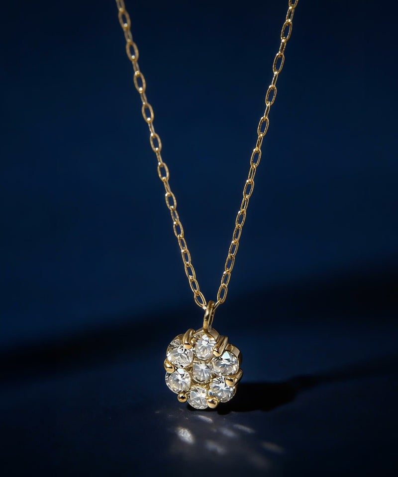 一粒ダイヤ 18k チェーン ネックレス レディース 金属アレルギー 【asteri-merope アステリ・メロぺ】 ダイヤモンド k18 ネックレス 18金 クリスマス ギフト 女性 プレゼント 大人 シンプル 華奢 緻密 細い 滑らか ネックレス 40cm 40センチ 上品