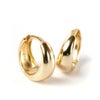 小ぶり フープピアス シルバー925 18K仕上げ ゴールド シンプル レディース ブランド 金属アレルギー対応