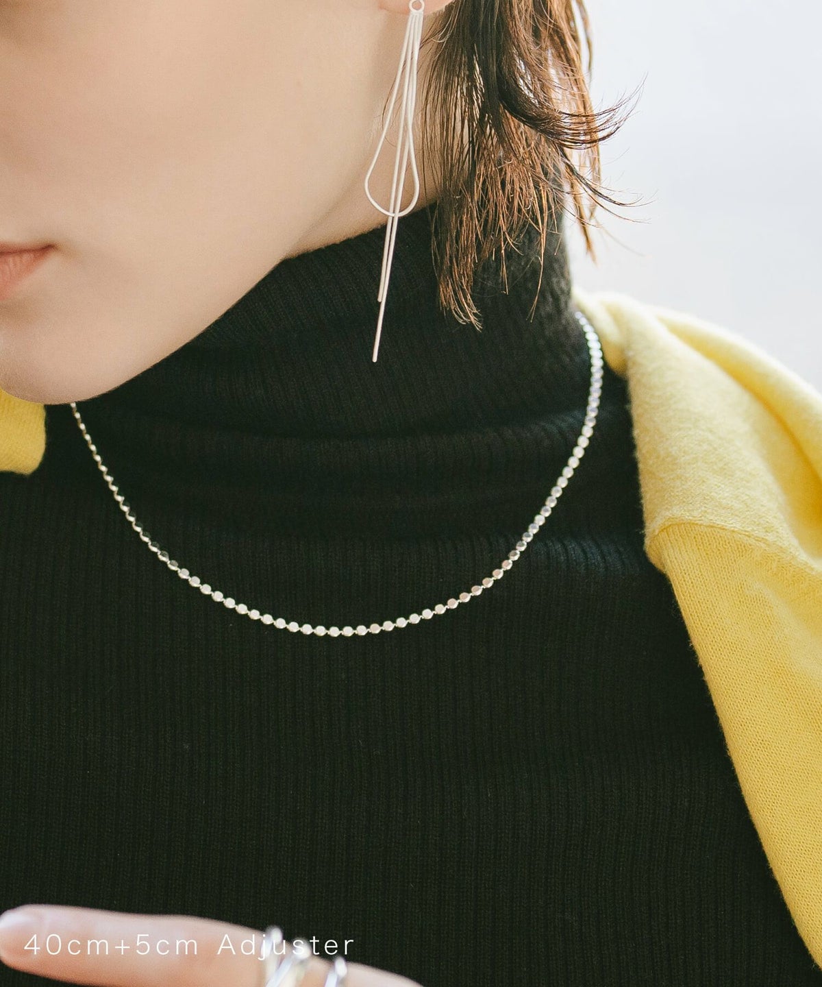 ネックレス レディース シンプル 【kivia-nk キヴィア・ネックレス】 チェーン だけ シルバー 925 大人 カジュアル 金属アレルギー ネックレスチェーンのみ ジュエリー ビーズ ネックレス シルバー かわいい おしゃれ 20代 30代 40代 50代