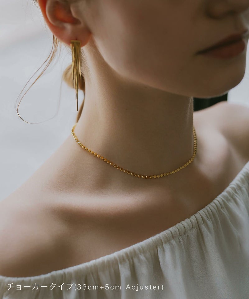 ネックレス レディース シンプル 【kivia-nk キヴィア・ネックレス】 チェーン だけ シルバー 925 大人 カジュアル 金属アレルギー ネックレスチェーンのみ ジュエリー ビーズ ネックレス シルバー かわいい おしゃれ 20代 30代 40代 50代