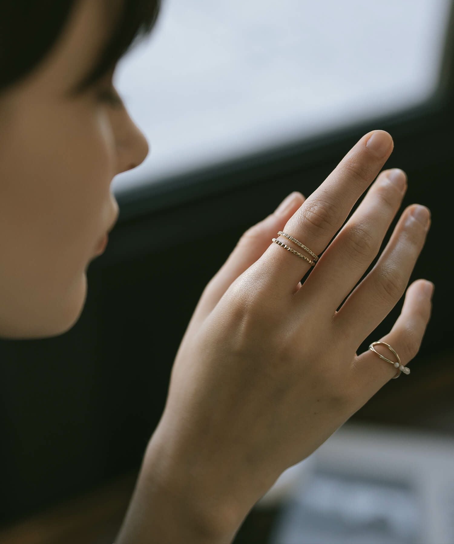 スタッズ k10 リング 指輪 10金 レディース 【spina スピナ】 | Ops