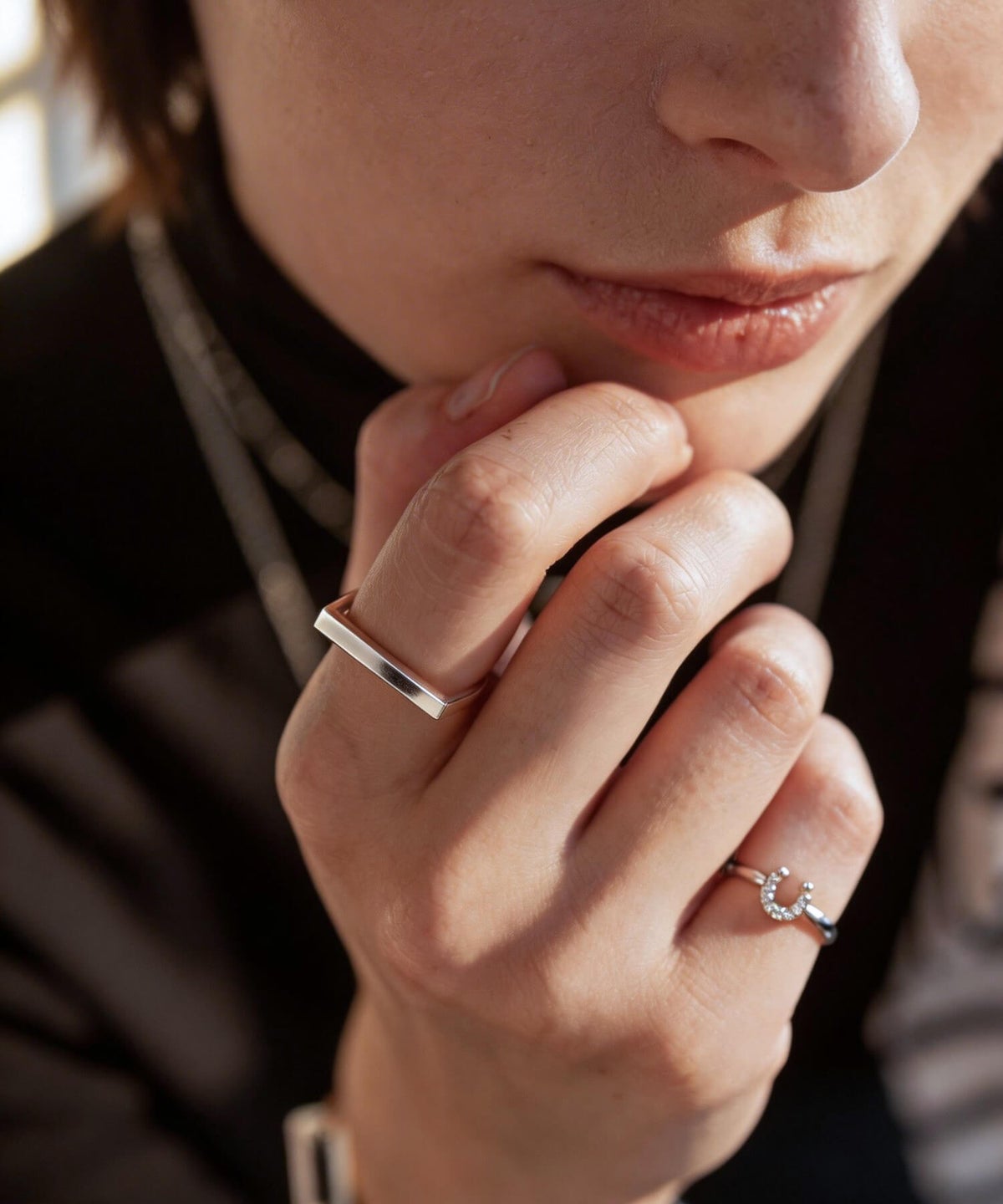 指輪 リング おしゃれ シンプル レディース シルバー925 ゴールド