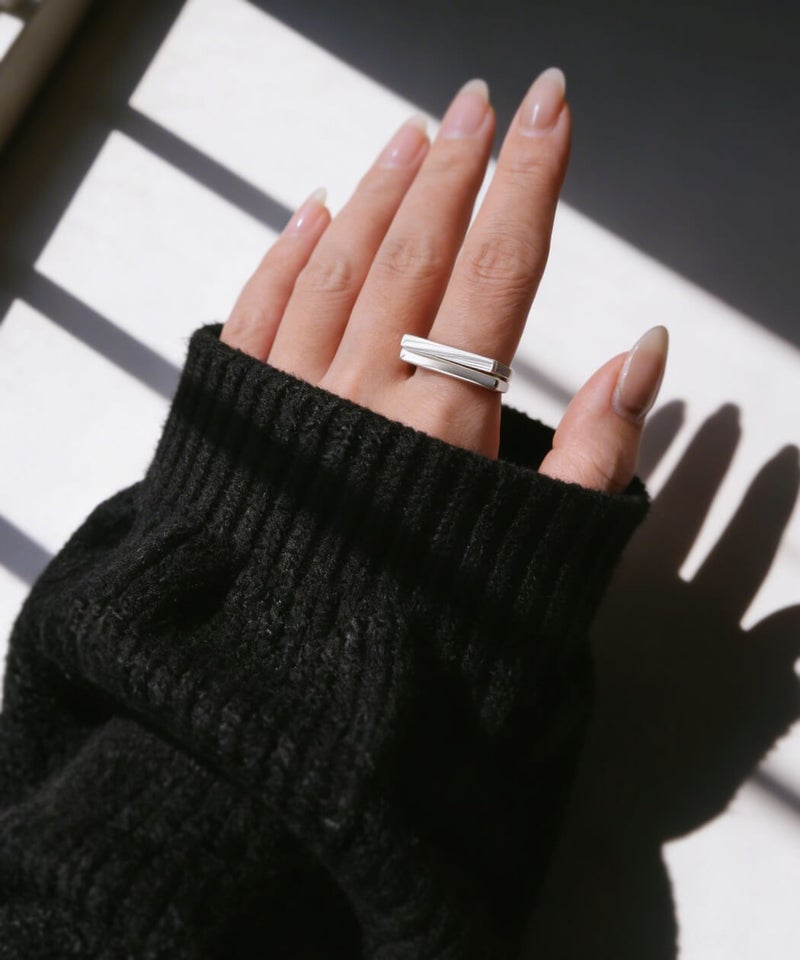 指輪 リング おしゃれ シンプル レディース シルバー925 ゴールド