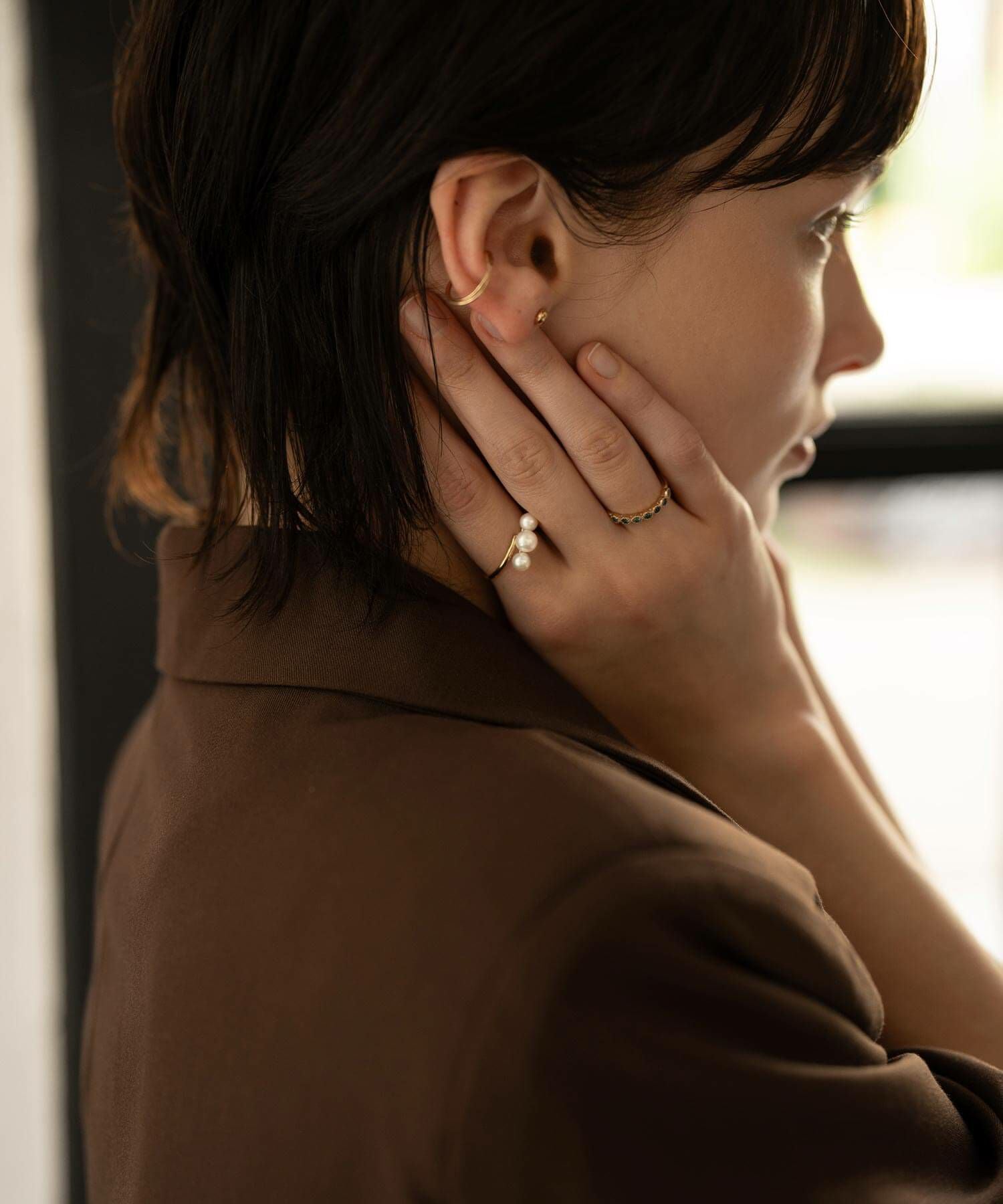 真珠 淡水パール リング レディース おしゃれ ピンキー【perle-dini