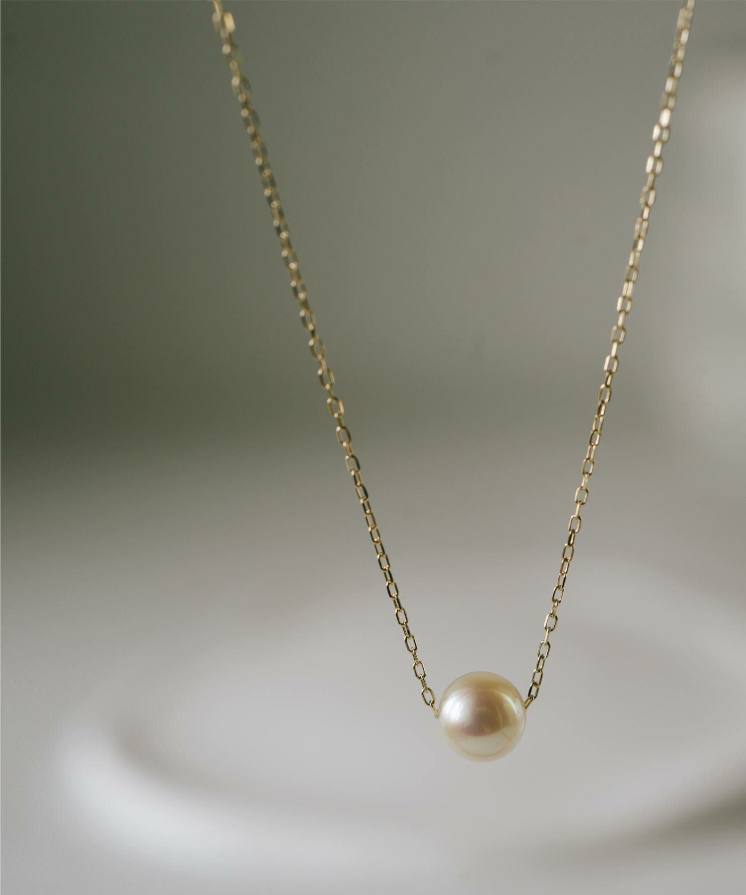 あこや真珠 パール ネックレス 一粒 あこやパール 6mm 【deora-malie