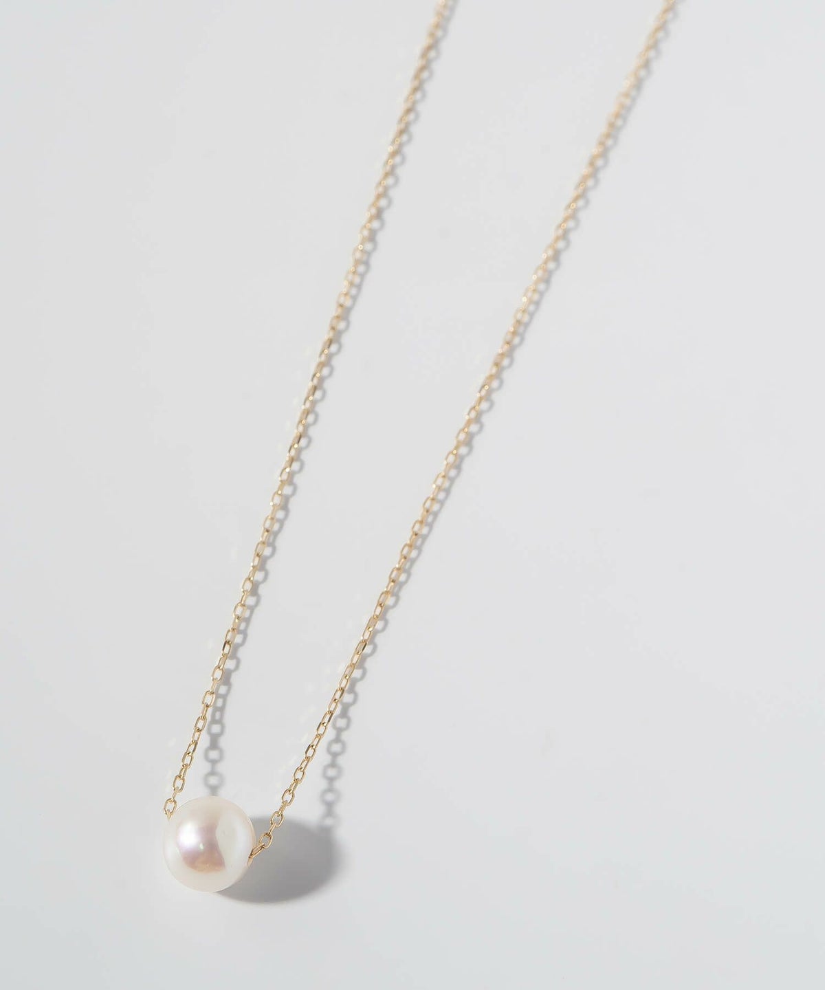 あこや真珠 パール ネックレス 一粒 あこやパール 6mm 【deora-malie デオラ・マリー】 ネックレス ゴールド レディース k10 ネックレス チェーン 10k 10金 一粒パール ネックレス 真珠 ペンダントトップ 40cm 10金ネックレス イエローゴールド シンプル akoya pearl