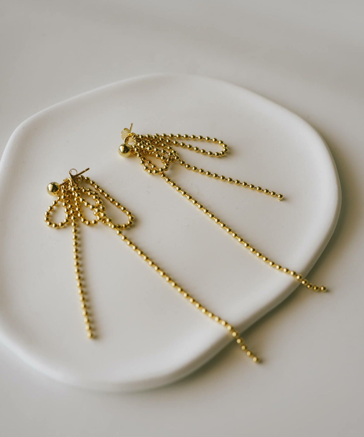 ゴールド ピアス 揺れる ロングピアス レディース ブランド Ruban リュバン