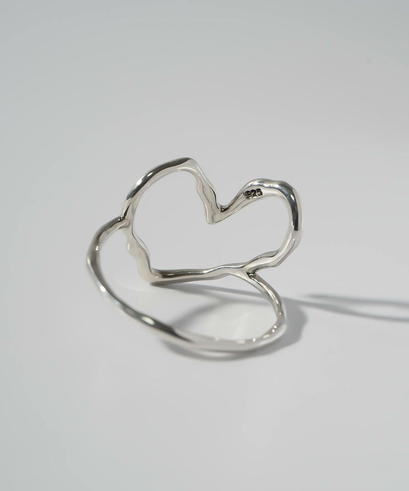 【新作早割】指輪 レディース シルバー リング 925 【Loviella ロヴィエラ】 ハート シルバーリング 重ね付け 人差し指 中指 親指 金属アレルギー 対応 おしゃれ ゴールド シンプル レディースジュエリー アクセサリー プレゼント