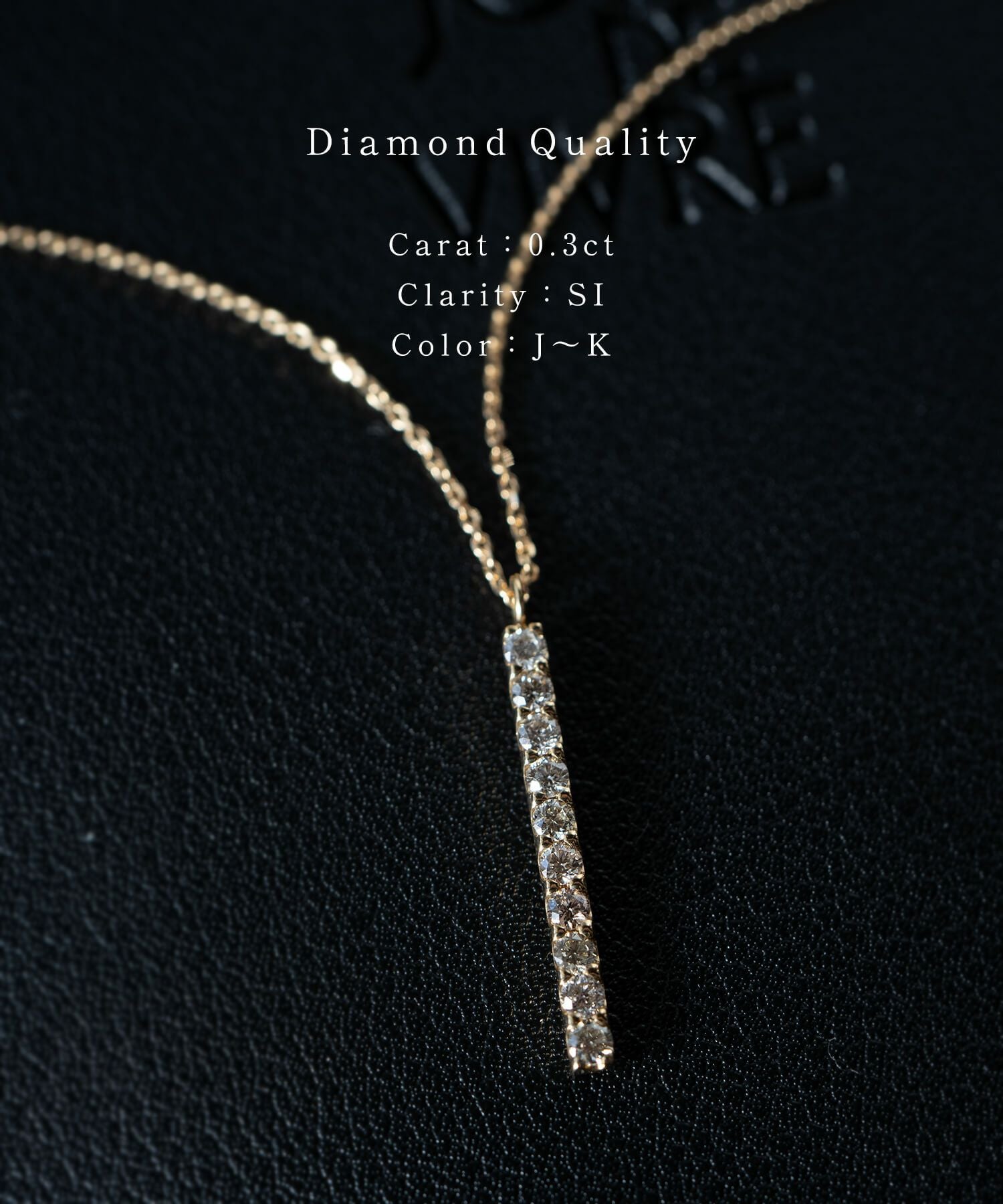 K18 リュールネックレス　天然ダイヤモンド0.3ct ダイヤモンド ネックレス 0.3ct 18k レディース 【tuplet-lucere