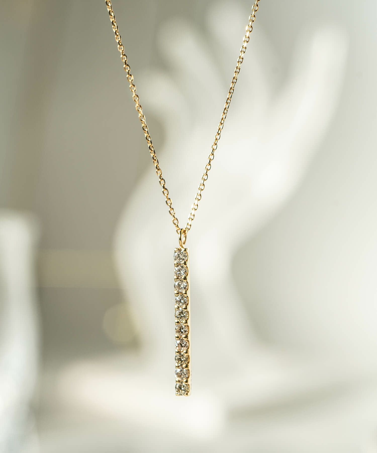 ダイヤモンド ネックレス 0.3ct 18k レディース 【tuplet-lucere