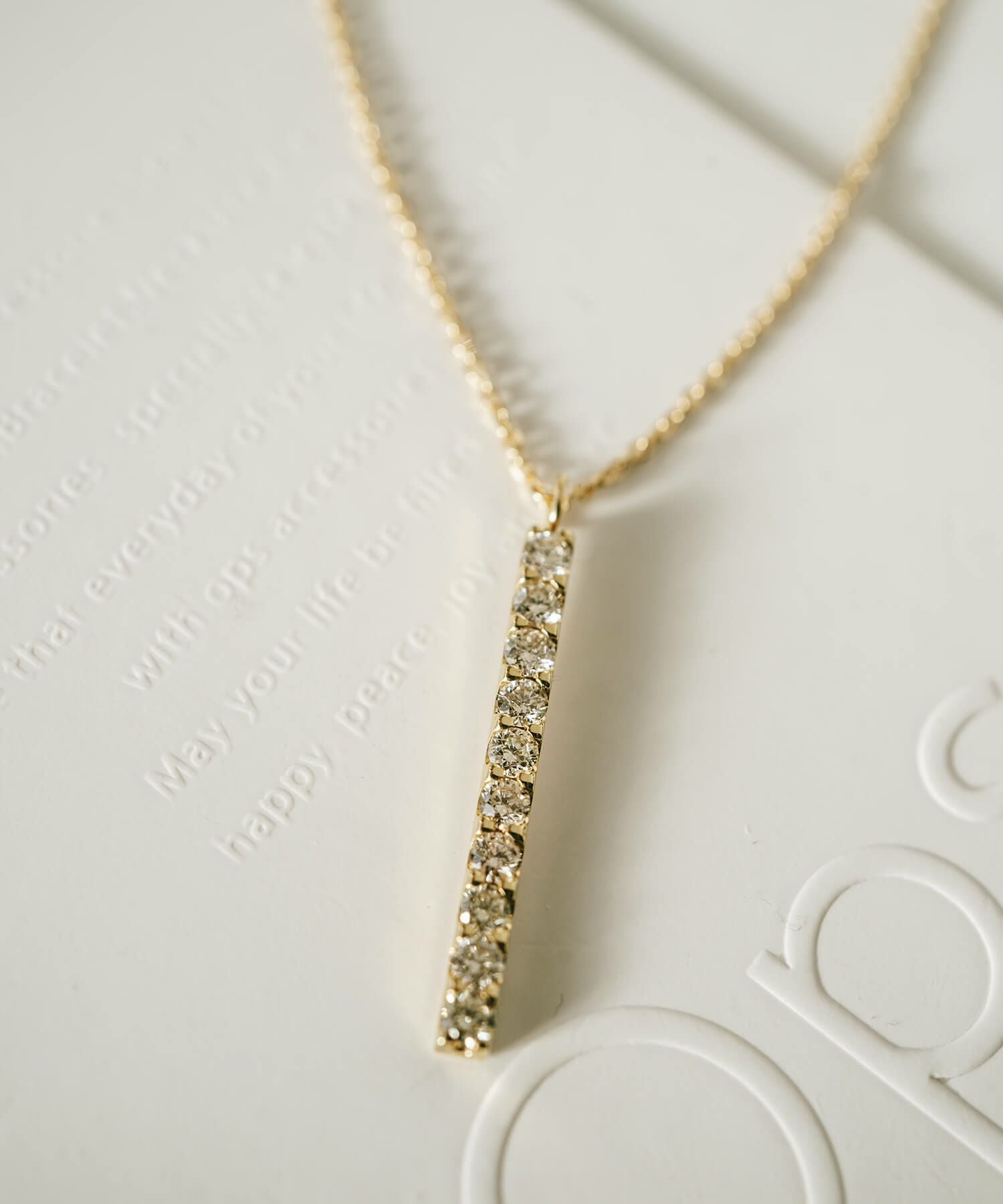 ダイヤモンド ネックレス 0.3ct 18k レディース 【tuplet-lucere