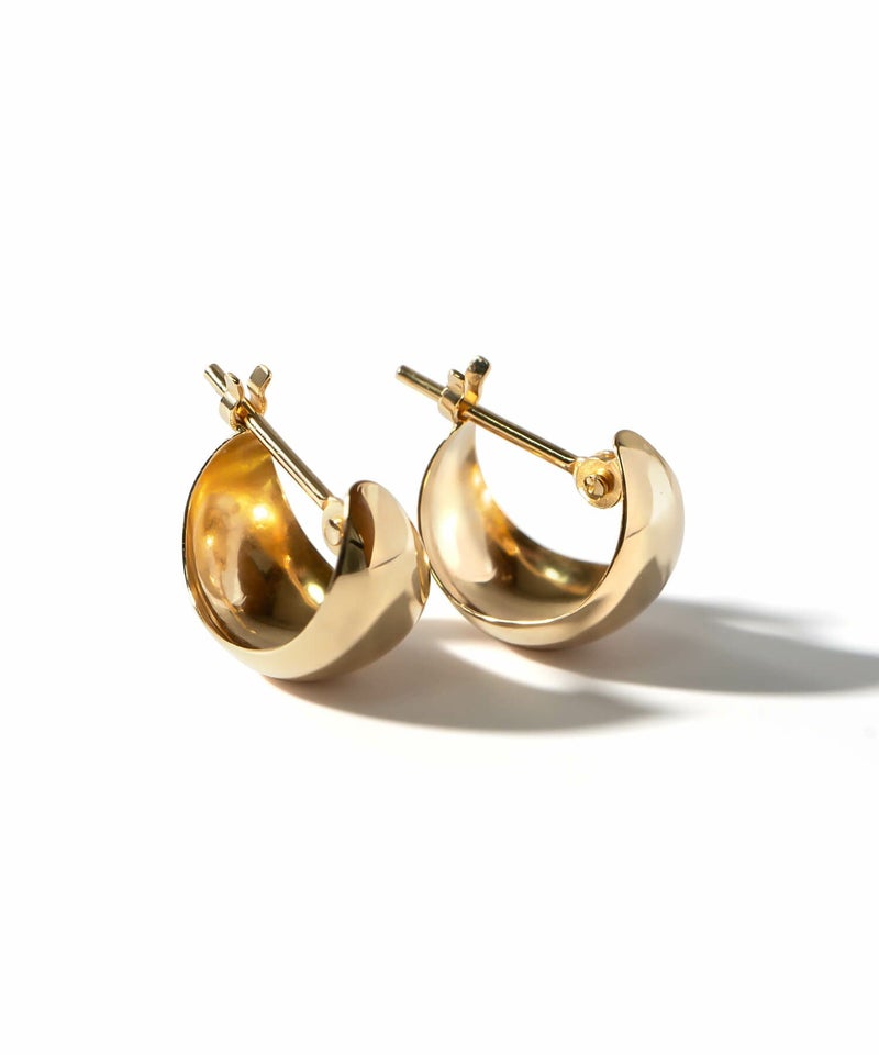 k18 ピアス フープピアス ゴールド 【luzon-hoop ルゾン・フープ 