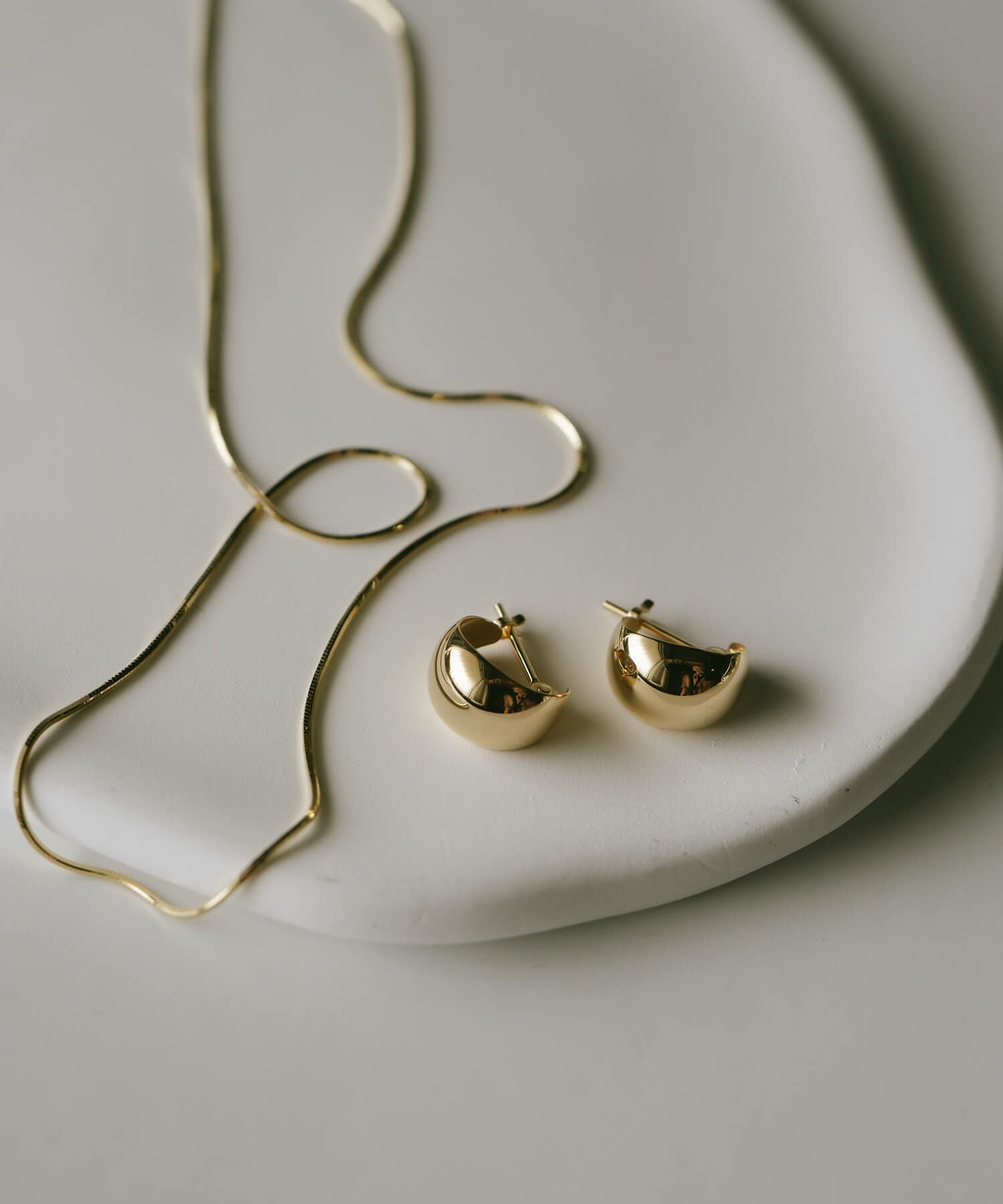 k18 ピアス フープピアス ゴールド 【luzon-hoop ルゾン・フープ