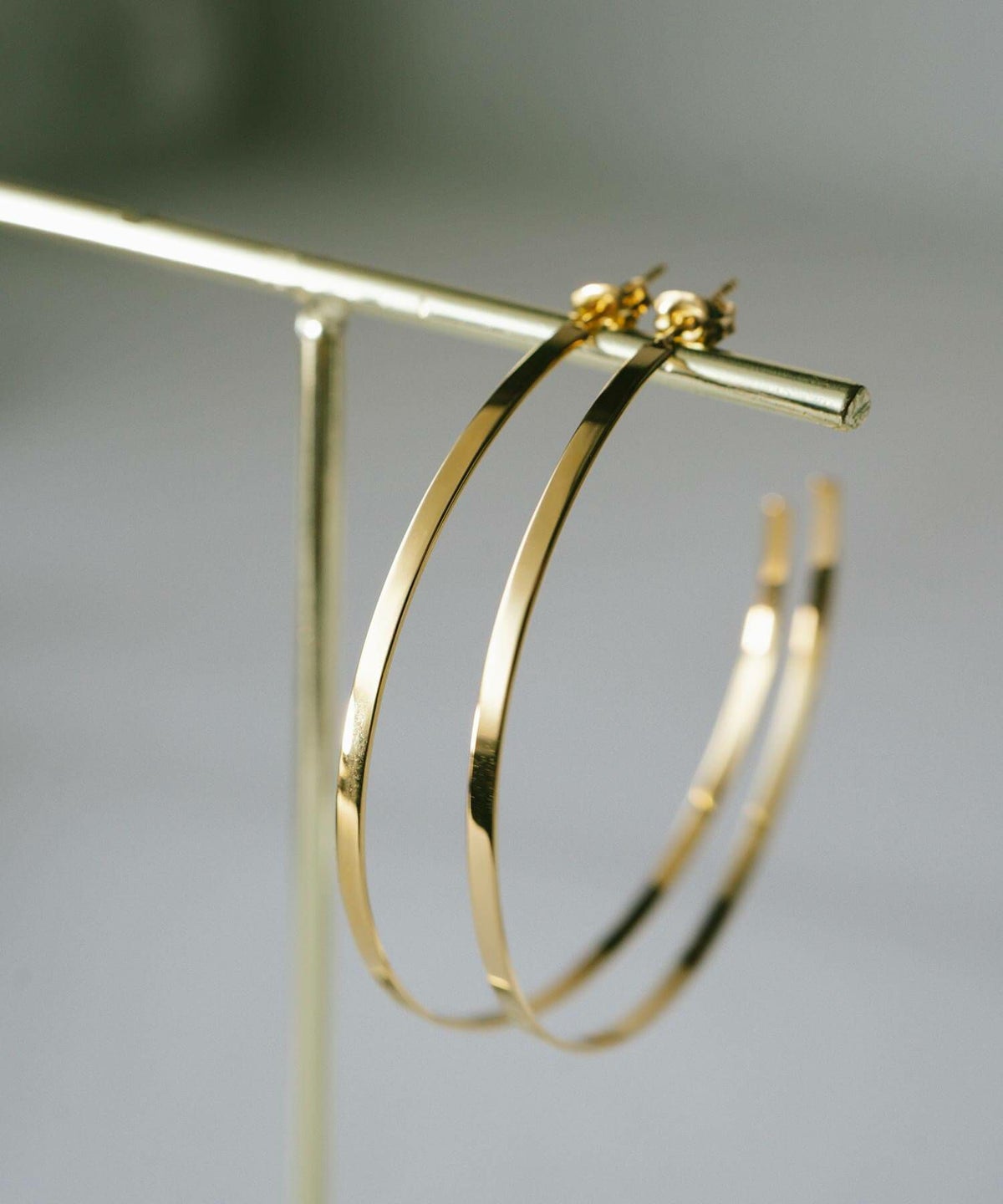 ピアス フープ 18金 仕上げ 18k 大きめ フープピアス シルバー 金属アレルギー 対応 【lamina ラミナ L】 フープピアス シルバー ゴールド レディース メンズ 細め 大ぶり 軽い 大人 おしゃれ ピアス 大きい 女性 かわいい 可愛い シルバー925 シンプル フープイヤリング