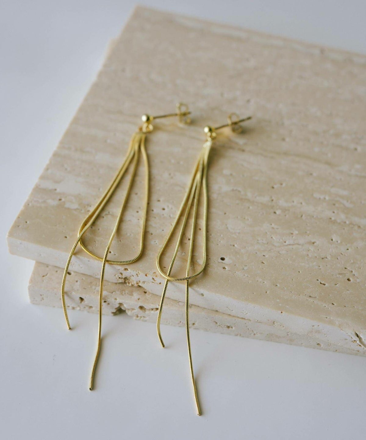 18金 仕上げ ピアス レディース チェーン シルバー925 k18 18k 【venec ベネック】 金属アレルギー対応 ニッケルフリー チェーンピアス リボン 可愛い おしゃれ シルバー925 大ぶり 大きめ シンプル ゆれる 揺れるタイプ ぶら下がり 長い プレゼント ギフト