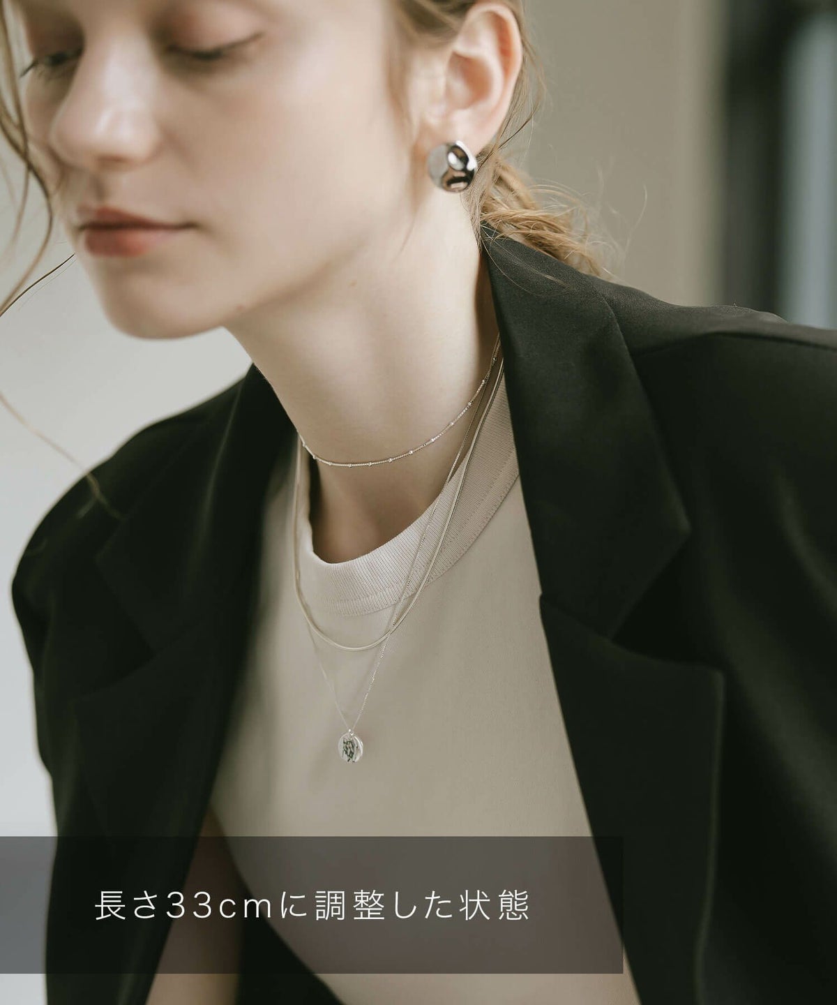 チョーカー ネックレス レディース カジュアル シンプル 金属アレルギー 【arete-choker アレーテ・チョーカー】 ネックレス チェーンだけ 30代 40代 50代 メンズ シルバー ゴールド ネックレス チェーンのみ 普段使い 18金仕上げ  大人 シルバー925 シルバーチェーン