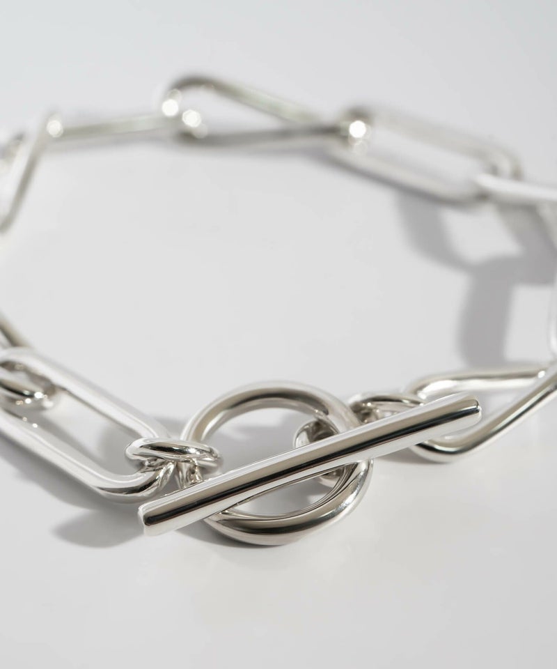 ブレスレット バングル レディース シンプル シルバー ゴールド 【nerio-br ネリオ】 太め 金属アレルギー対応 シルバー925 ゴールド ブレスレット 18K 仕上げ チェーン  チェーンブレスレット 大ぶり ざっくり おしゃれ メンズ ユニセックス ペア