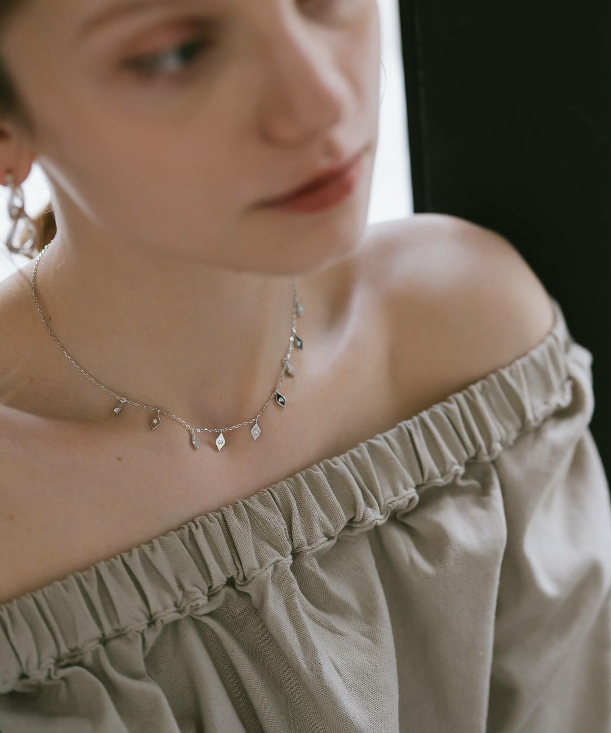 チョーカー ネックレス レディース カジュアル シンプル 金属アレルギー 【migella-dia ミゲラ・ダイヤ】 ネックレス チェーンだけ 30代 40代 50代 メンズ シルバー ゴールド ネックレス  普段使い 18金仕上げ  大人 シルバー925 シルバーチェーン