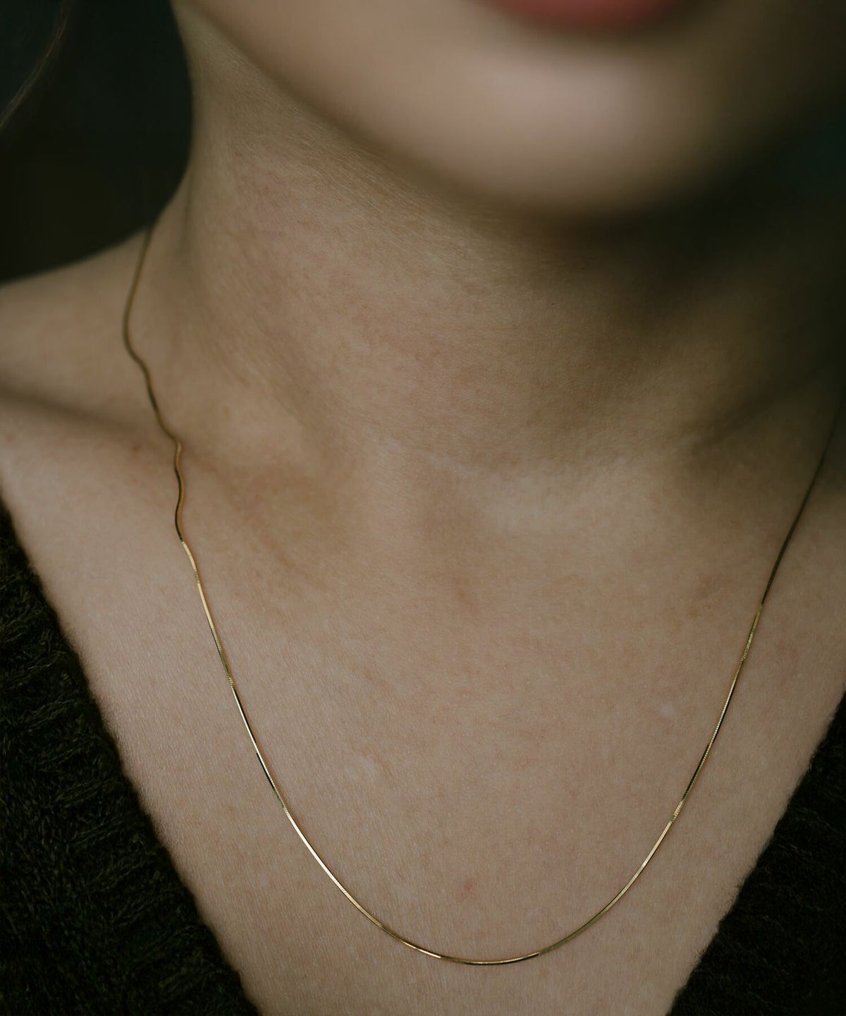 18金 ネックレス レディース 大人 チェーン 45cm 【Ariadne-sera-nk アリアドネ・セラ】ネックレス チェーン だけ 華奢 チェーンだけ 18K K18 ゴールド シンプル ゴールド スキンジュエリー 細い 大人 可愛い おしゃれ 軽量 普段使い 20代 30代 40代 50代 ギフト プレゼント