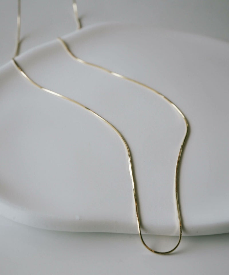 18金 ネックレス レディース 大人 チェーン 45cm 【Ariadne-sera-nk アリアドネ・セラ】ネックレス チェーン だけ 華奢 チェーンだけ 18K K18 ゴールド シンプル ゴールド スキンジュエリー 細い 大人 可愛い おしゃれ 軽量 普段使い 20代 30代 40代 50代 ギフト プレゼント