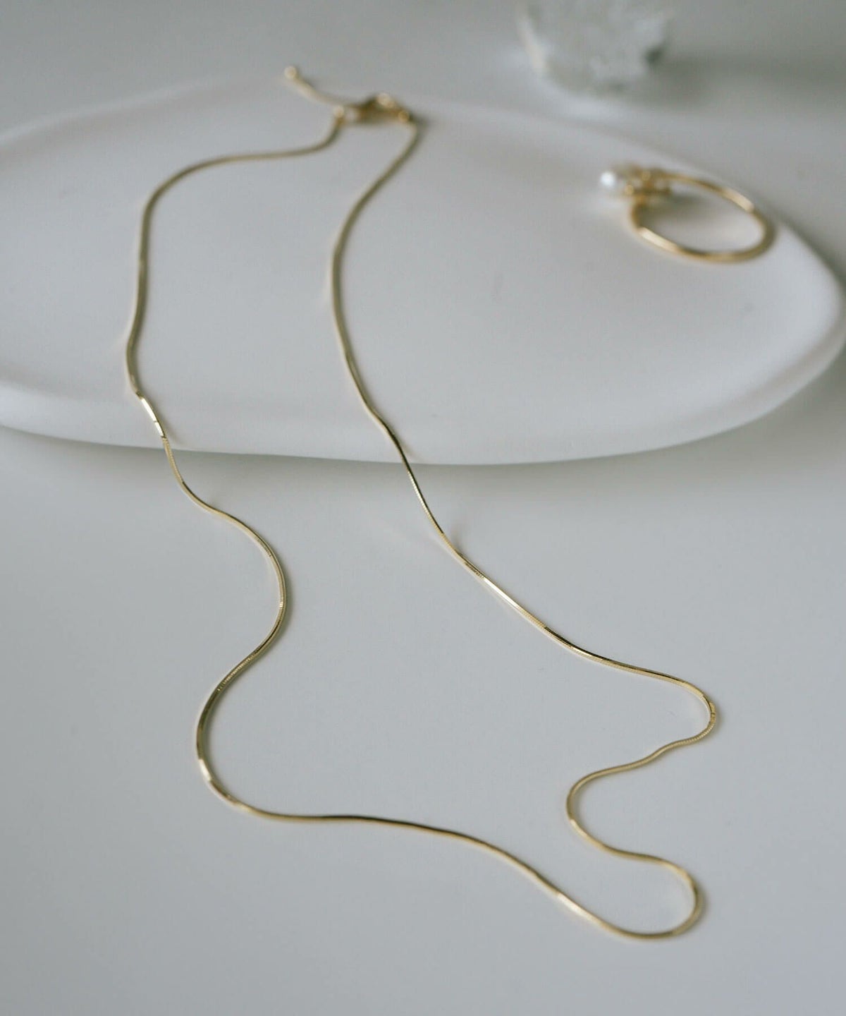 18金 ネックレス レディース 大人 チェーン 45cm 【Ariadne-sera-nk アリアドネ・セラ】ネックレス チェーン だけ 華奢 チェーンだけ 18K K18 ゴールド シンプル ゴールド スキンジュエリー 細い 大人 可愛い おしゃれ 軽量 普段使い 20代 30代 40代 50代 ギフト プレゼント