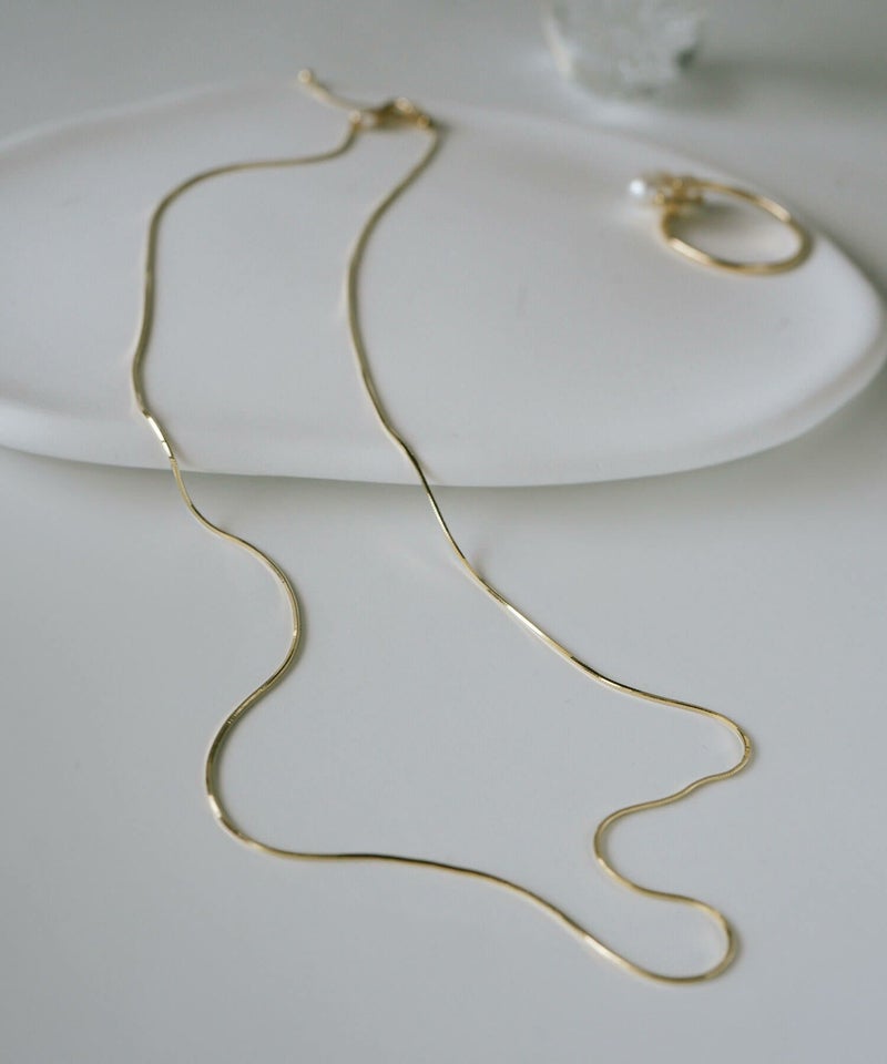 18金 ネックレス レディース 大人 チェーン 45cm 【Ariadne-sera-nk アリアドネ・セラ】ネックレス チェーン だけ 華奢 チェーンだけ 18K K18 ゴールド シンプル ゴールド スキンジュエリー 細い 大人 可愛い おしゃれ 軽量 普段使い 20代 30代 40代 50代 ギフト プレゼント