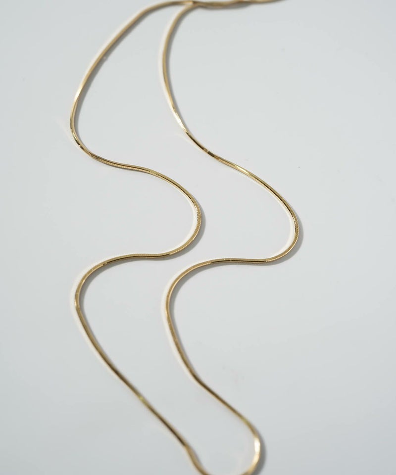 18金 ネックレス レディース 大人 チェーン 45cm 【Ariadne-sera-nk アリアドネ・セラ】ネックレス チェーン だけ 華奢 チェーンだけ 18K K18 ゴールド シンプル ゴールド スキンジュエリー 細い 大人 可愛い おしゃれ 軽量 普段使い 20代 30代 40代 50代 ギフト プレゼント