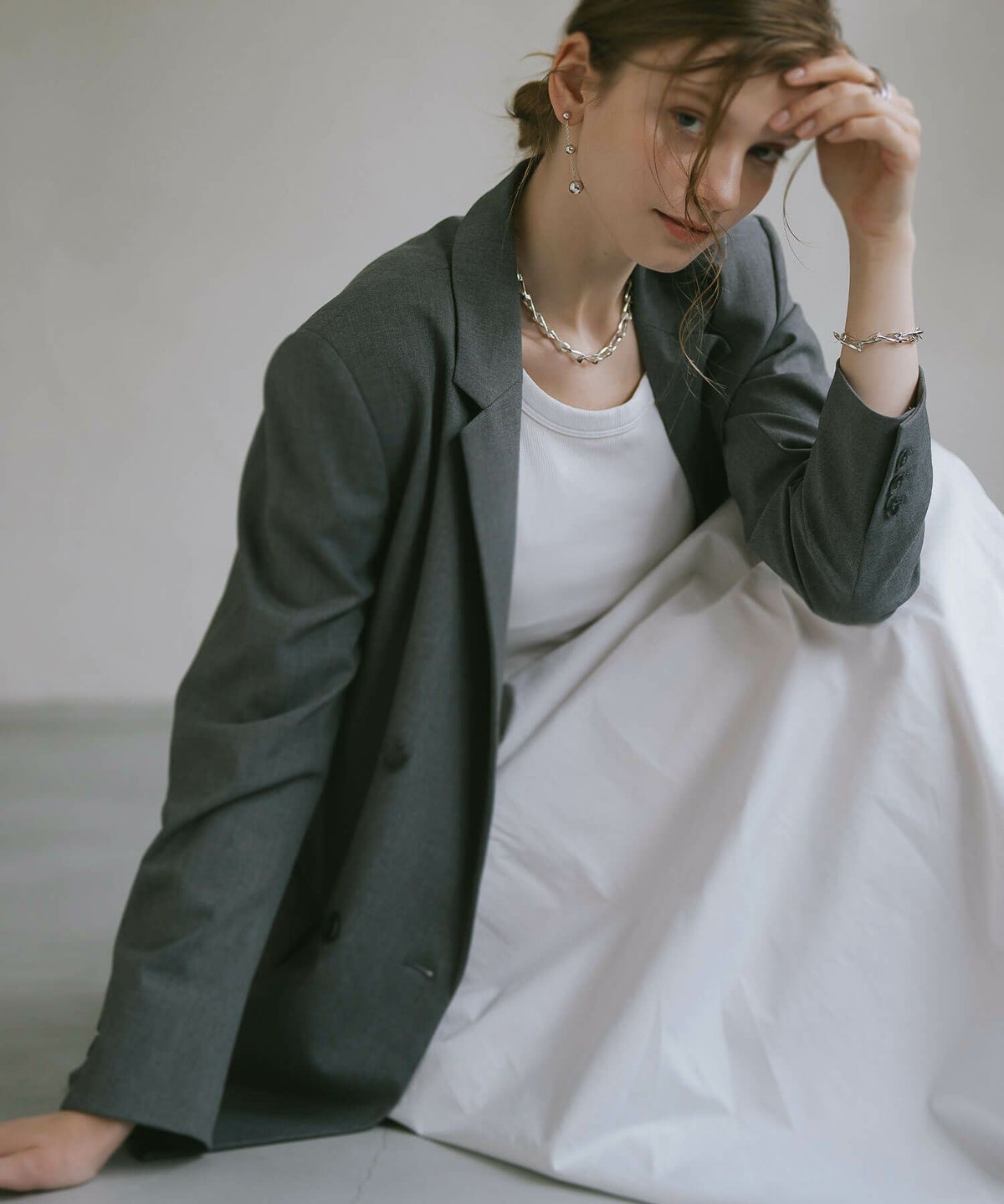 ネックレス  チェーン レディース 短め 【eive-nk エイブ 】 シルバー925 チョーカー ネックレス 太め チェーン 大ぶり シンプル チェーンネックレス カジュアル フォーマル おしゃれ 金属アレルギー 安心 ジュエリー アクセサリー 地金