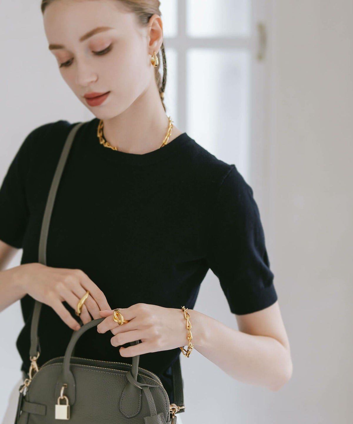 ブレスレット バングル レディース シンプル シルバー ゴールド 【eive-br エイブ】 チェーン 太め 金属アレルギー対応 シルバー925 ゴールド ブレスレット 18K 仕上げ チェーンブレスレット 大ぶり ざっくり おしゃれ メンズ ユニセックス ペア