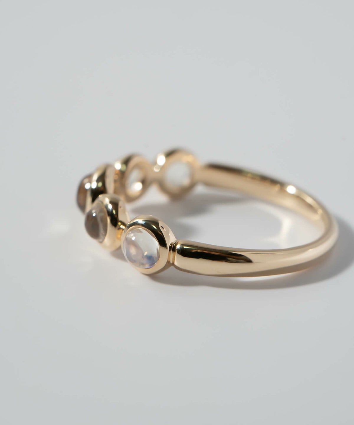 天然石 リング 指輪 レディース シンプル ゴールド ムーンストーン 誕生石