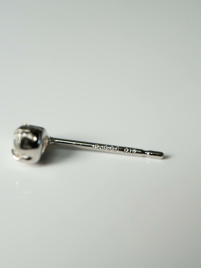 【特価_数量限定】ダイヤモンド ピアス 一粒 プラチナ 計0.3ct  【asteri-dew アステリ・デュー】 雫 ダイヤ つけっぱなし ピアス 金属アレルギー対応 おしゃれ シンプル 女性 誕生石 極小 ダイヤ レディース