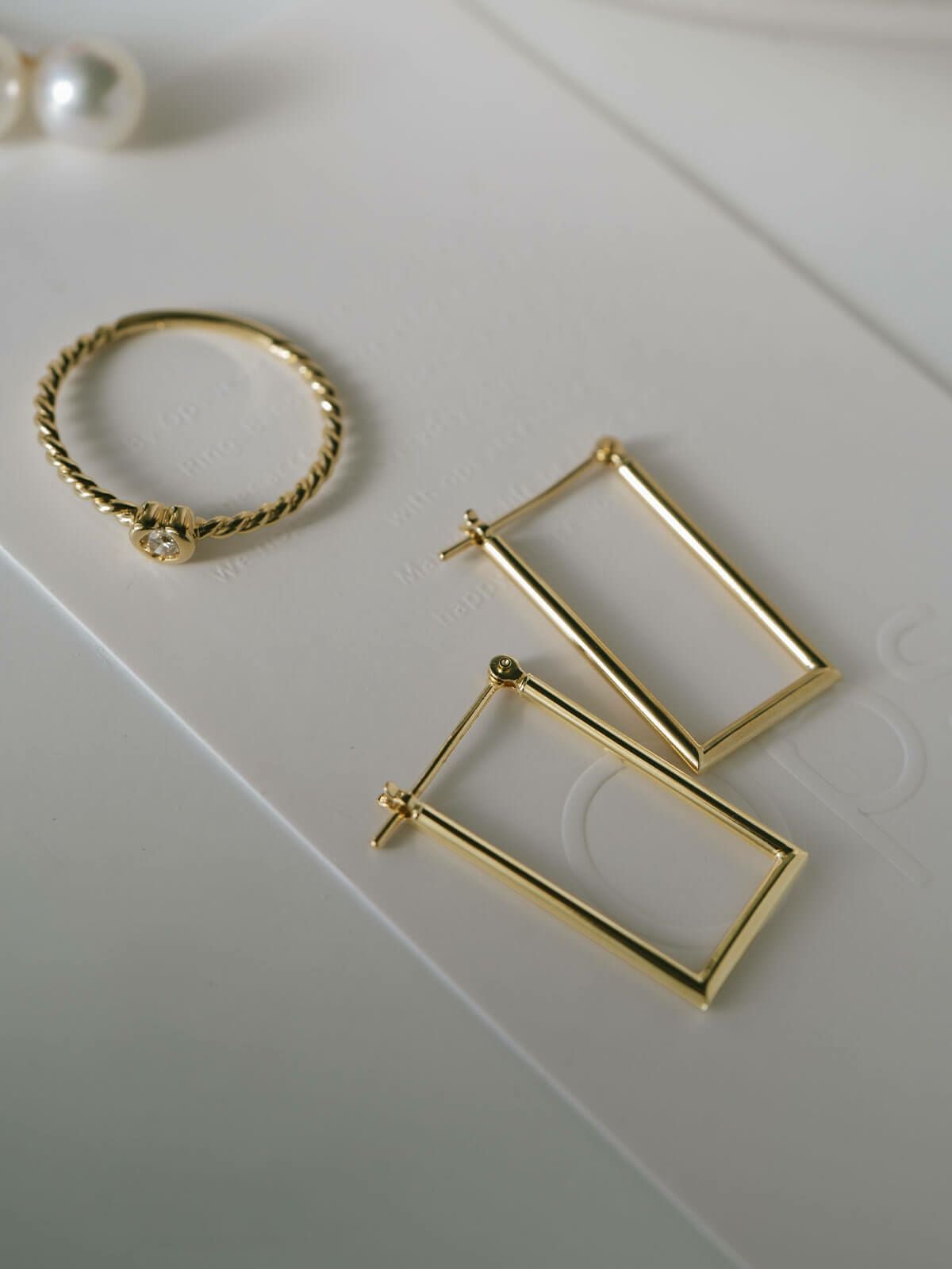 フープ ピアス 金属アレルギー対応 18K 18金 K18 フープピアス