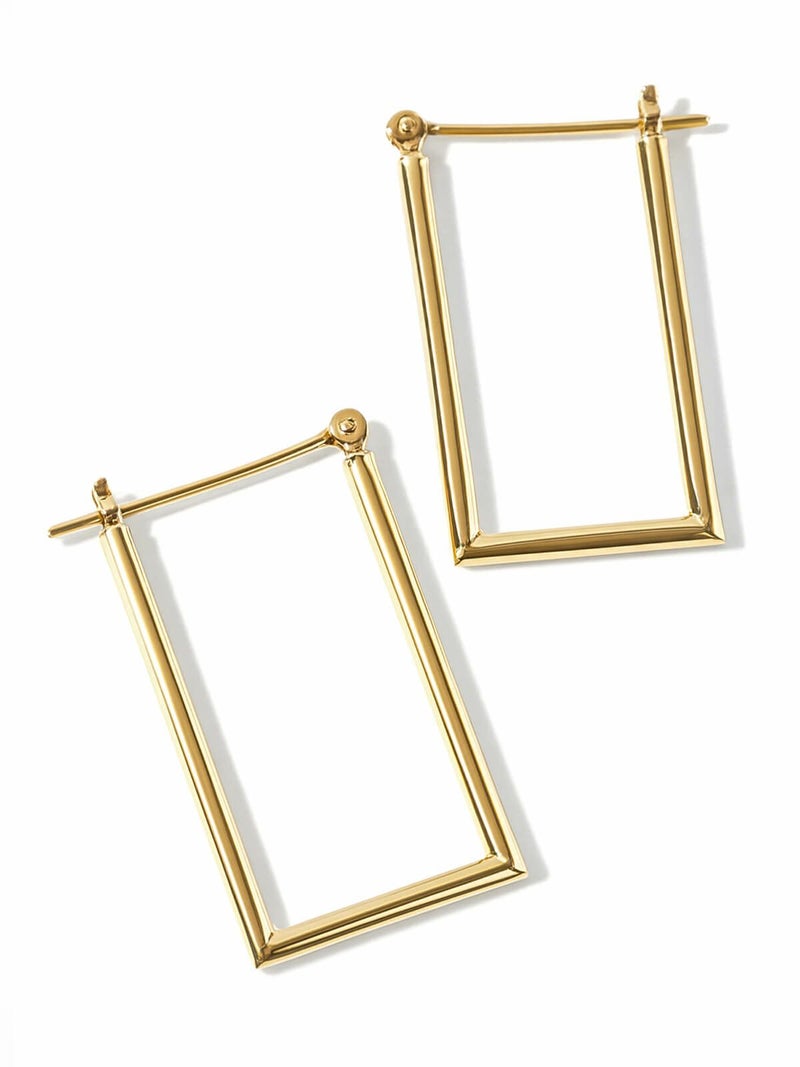 フープ ピアス 金属アレルギー対応 18K 18金 K18 フープピアス 【elpota エルポタ】 メンズ ピアス レディース 大人 可愛い ジュエリー アクセサリー プレゼント 女性 ギフト 誕生日 彼女 ピアス モード モード系 大きめ おしゃれ 軽量