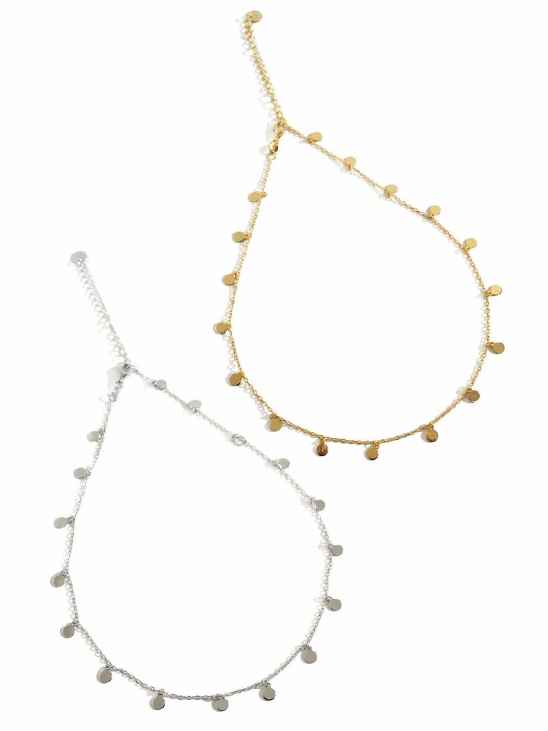 チョーカー ネックレス チェーン レディース メンズ カジュアル シンプル アレルギー 対応 【veliala-nk ヴェリアラ】 18金仕上げ ネックレス チェーンだけ 20代 30代 40代 50代 シルバー ゴールド ネックレス 普段使い 大人 シルバー925 シルバーチェーン